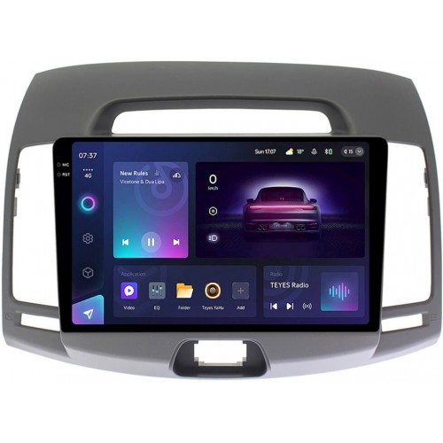 Штатна магнітола Teyes CC3 2k 4+64 Gb Hyundai Elantra 4 HD 2006-2012 Grey 9"