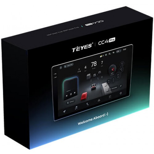 Универсальная штатная магнитола Teyes CC4 Pro 2k 12+256 Gb 10"